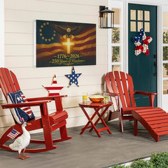 250th Anniversary Flag 3×5 Ft Double-Sided Print, Feet, Multicolor
