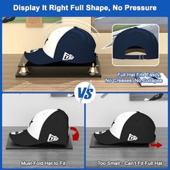 Hat Display Case Clear Acrylic Baseball Cap Box 11 x 8.2 x 7.1 inch
