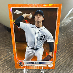 Topps 2022 Chrome Sapphire Casey Mize Orange /25 Detroit Tigers #431
