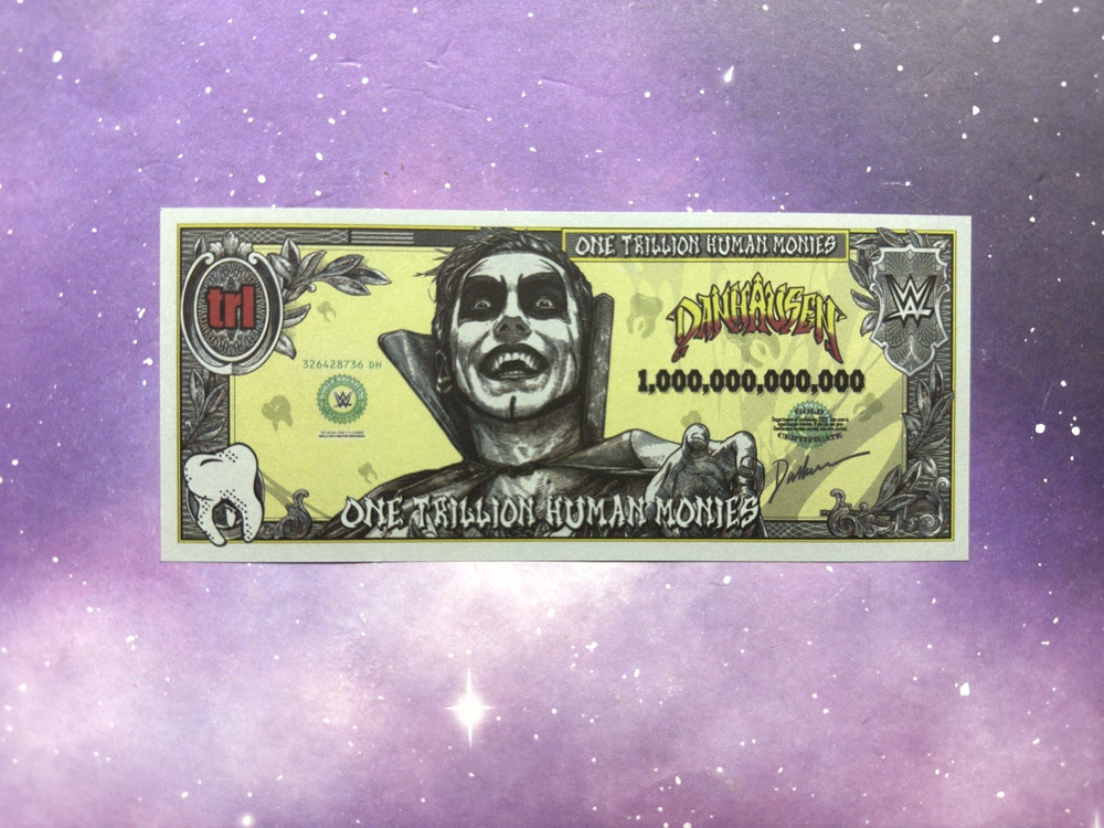 Danhausen WWE 2026 Summerslam One Trillion Human Monies bill Very Nice Very Evil