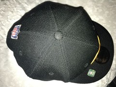 NWT NEW ERA On-Field 59Fifty PITTSBURGH STEELERS Snapback HAT Cap BLACKOUT LOGO