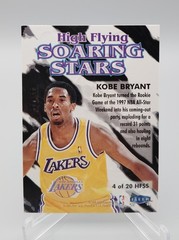 1997-98 Fleer High Flying Soaring Stars Kobe Bryant #4 HFSS Los Angeles Lakers I