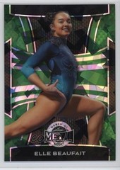 2025 Leaf Metal Women of Sport Green Crystals 1/1 Elle Beaufait #31 u4w