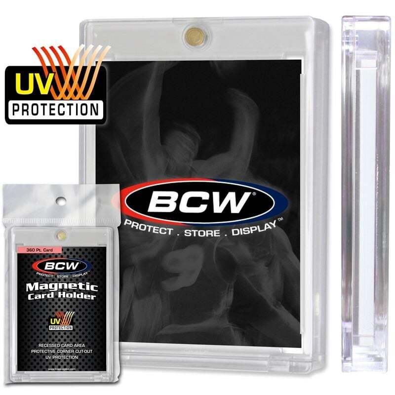 2 BCW Magnetic 360pt. Standard Sized Card Holders