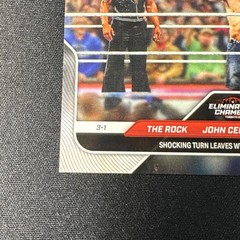 2025 Topps Now WWE The Rock John Cena Travis Scott Card 27 Elimination Chamber