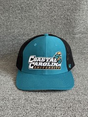 &rsquo;47 Brand Coastal Carolina Trucker Snapback Teal Black Hat Mesh Back NCAA