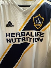 Authentic brand new Adidas LA Galaxy MLS Home Soccer Jersey size L
