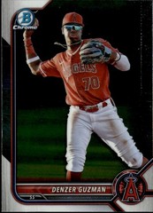 2022 BOWMAN DRAFT CHROME DENZER GUZMAN LOS ANGELES ANGELS #BDC-20