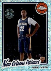 Derik Queen 2025 Topps Chrome 1980-81 Topps Mojo Refractor #TC-DQ RC Pelicans