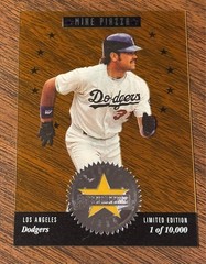Mike Piazza 1994 Donruss Studio Silver Series Stars insert #6 LA Dodgers – NICE
