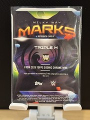 TRIPLE H 2026 Topps Cosmic Chrome Milky Way Marks On Card Auto SP