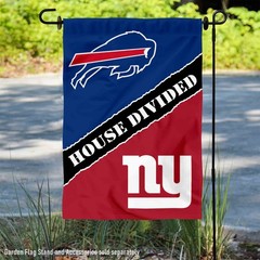 House Divided Bills and Giants Garden Flag and Yard Banner