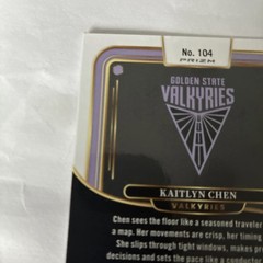 2025 Panini Select Kaitlyn Chen Premier #104 Flash Prizm /349 Valkyries RC