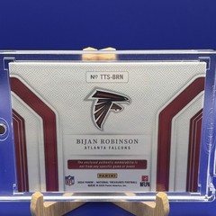 2024 National Treasures Bijan Robinson Tremendous Treasures TTS-BRN Patch 50/99