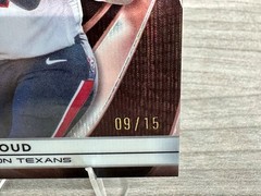 2025 Topps Chrome Black C.J. Stroud Rose Gold /15