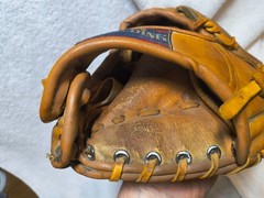 Spalding Baseball Glove Carl Yastrzemski 42-3421 Triple Crown Mitt RHT Great 2