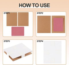 200 Pieces Shipping Protectors 4.5 x 3.5 Inches Packaging Cardboard Mailing P…
