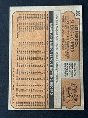 1972 Topps – Lou Brock #200