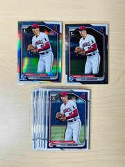 [8] Card Lot – 2024 Ryan Johnson Bowman Draft #BDC-41 1st Chrome / Refractor ++