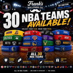 NBA Silicone Bracelets ~ New In Bag ~ All 30 Teams ~ NBA Licensed
