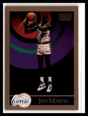 Jeff Martin 1990 SkyBox Rookie #130 RC Los Angeles Clippers