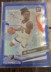 2023-24 Panini Donruss Optic – Ja Morant #190 Blue Velocity Prizm