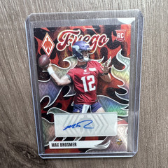 Panini 2025 Phoenix Football Max Brosmer RC Auto Fuego Signatures #FUS-37