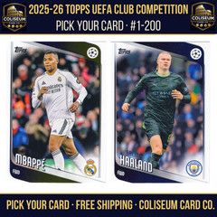 2025-26 Topps UEFA #1-200 You Pick Bellingham Mbappe Yamal Haaland Soccer Card