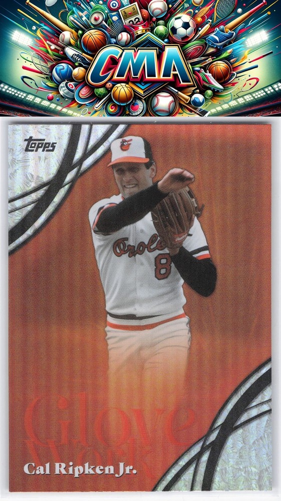 2026 Topps #GW-14 Cal Ripken Jr. Glove Work