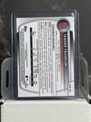 2025 Bowman Draft – Chrome Prospect Autographs Tanner Franklin #CPA-TF Purple…
