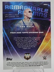 2025 Topps WWE Universe #RRE-1 The Rock International Impact