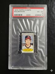 1974 T Nolan Ryan Test Market Stamp Baseball Card Old Mets Angels PSA Graded