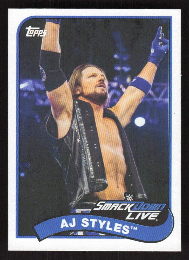 2018 Topps WWE Heritage AJ Styles #1