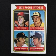 1974 Topps #599 Rookie Pitchers Padres Rare Small Letters Variation EXMT