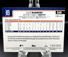 2025 Topps Series 2 – Zach McKinstry #560 Gold /2025 (T280)