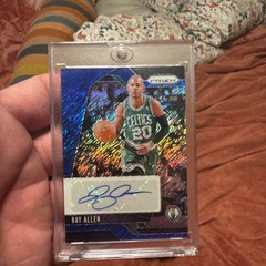 2024-25 Panini Prizm – Signatures Ray Allen #SIG-RYA Blue Wave Prizm (AU)