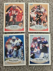 1990 Fleer Football Card Singles – Complete Your Set 1-250