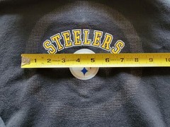 Pittsburgh Steelers NFL Hoodie Sweater Pullover Black Dark Gray Size Shown