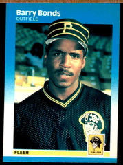 1987 FLEER BARRY BONDS #604 ROOKIE