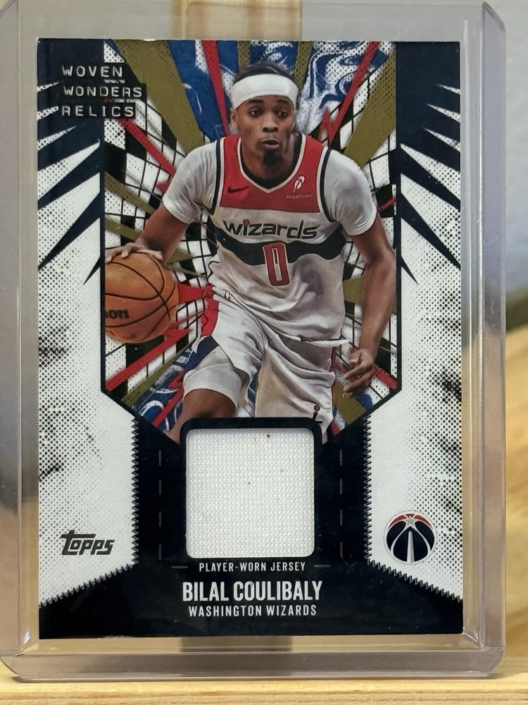 2025-26 Topps – Bilal Coulibaly Woven Wonders Relics #WW-BC (MEM) See Pic