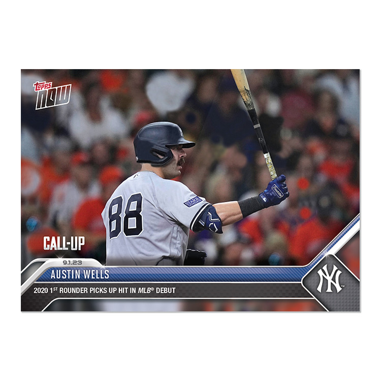 AUSTIN WELLS XRC 2023 TOPPS NOW #799 NEW YORK YANKEES🔥