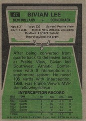 1975 Topps – Bivian Lee #47