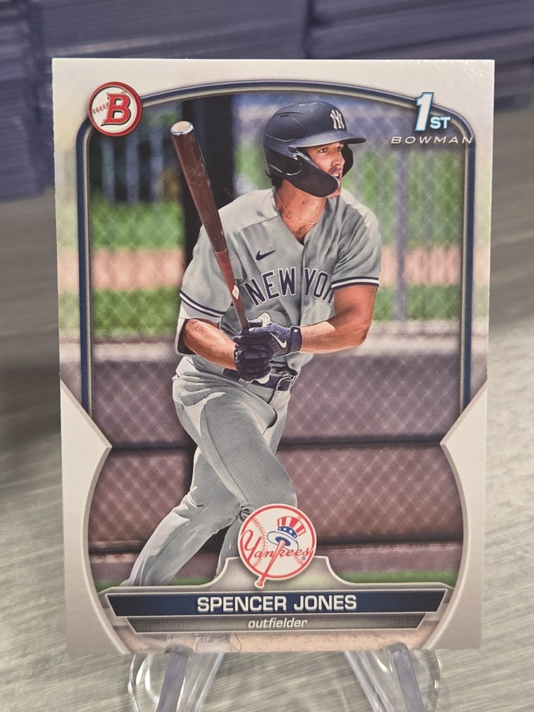 Spencer Jones 2023 Bowman Paper 1st Bowman #BP-139 Yankees