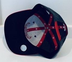 Adidas Chicago Bulls Red Gray Grey Black NBA Basketball Wool Cap Hat Snapback