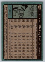 1980 Topps #459 Mickey Lolich