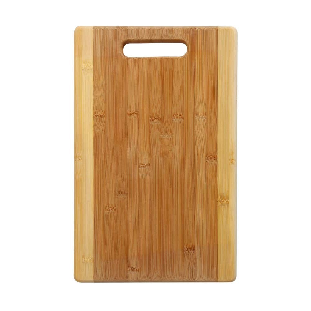 YBM HOME Bamboo Cutting Board with Handle for 12.6&Prime;L x 8.6&Prime;W, Natural Wood