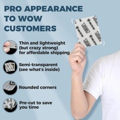 510 Pack Trading Card Shipping Protectors 3.5×4.5 Card Packaging Inserts