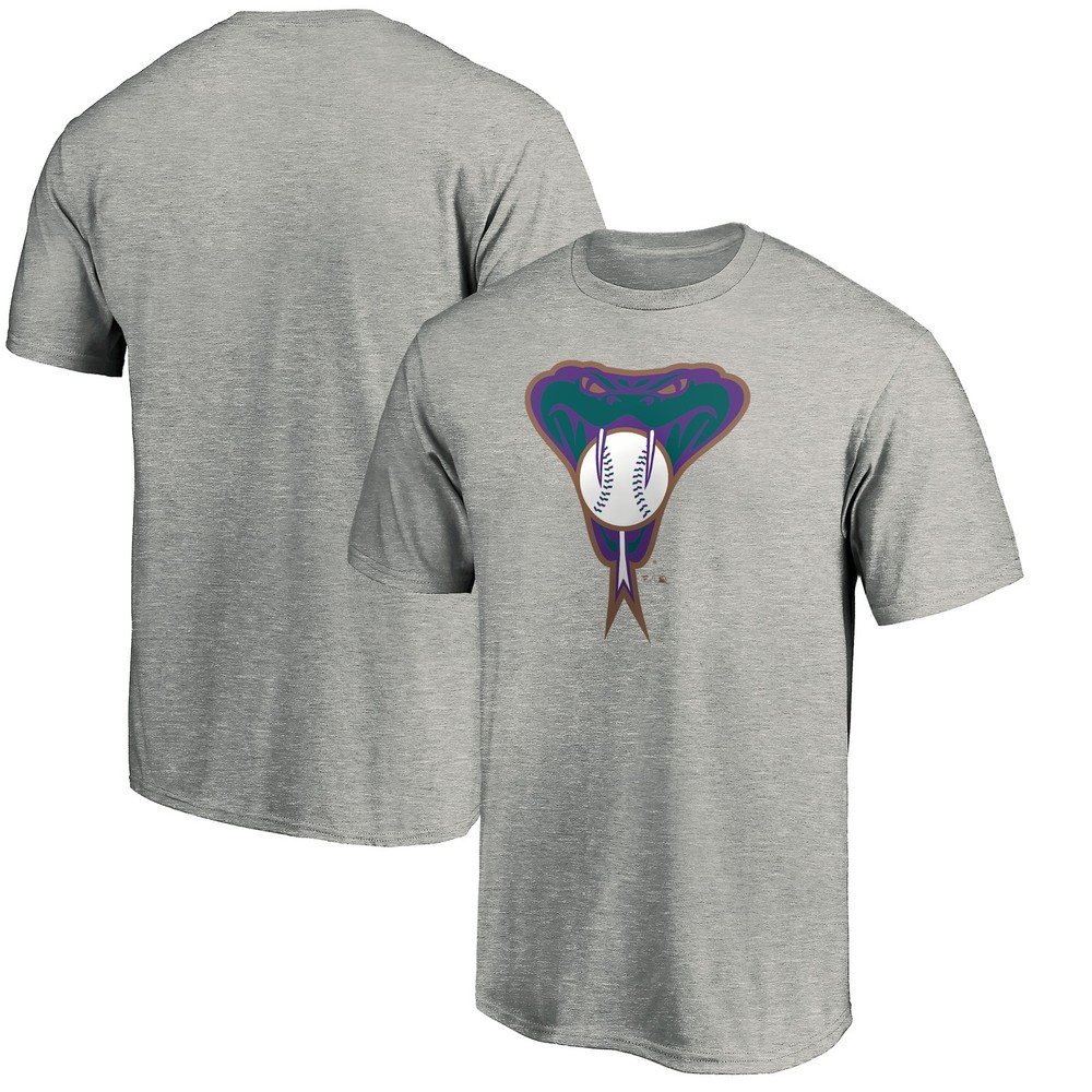 Men&rsquo;s Heathered Gray Arizona Diamondbacks Cooperstown Collection Huntington Logo