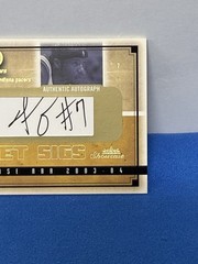 2003-04 Fleer Showcase Jermaine O&rsquo;Neal Sweet Sigs Auto 350/760 Pacers