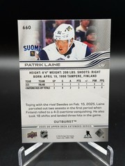 2025-26 Upper Deck Extended Series – Four Nations Patrik Laine #660 Outburst